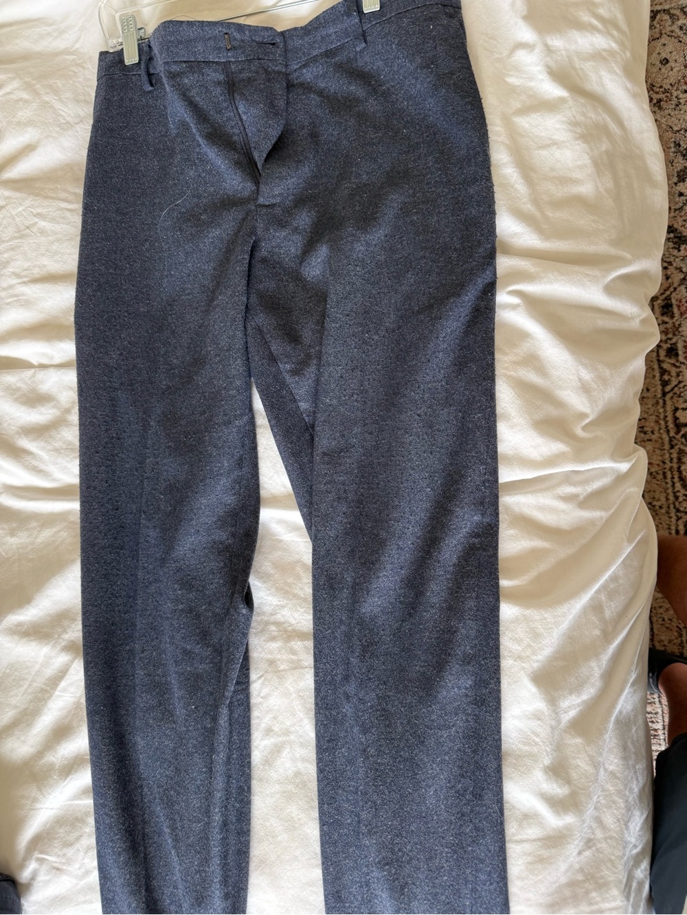 Cos blue cashmere wool pants 34R